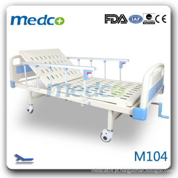 M104 Uma manivela manual do paciente com 4 rodízios